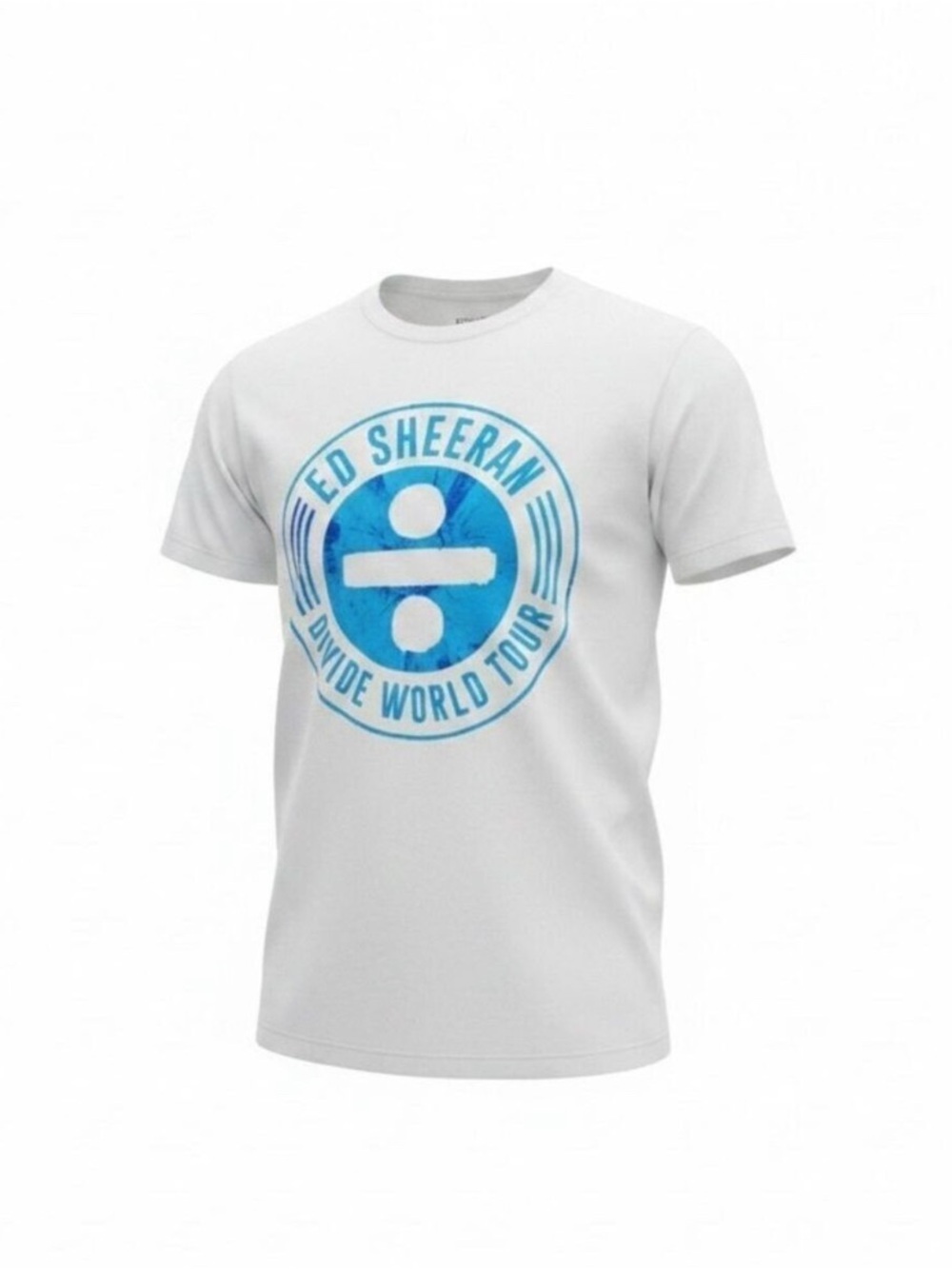 Ed Sheeran Divide World Tour Short Sleeve 100% Cotton T Shirt White Unisex M